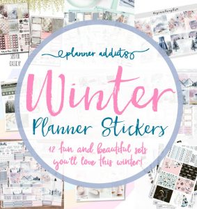 Ready to go on a winter planner stickers shopping spree? I already got mine! Sharing 12 of the prettiest sitcker kits for winter available on etsy!