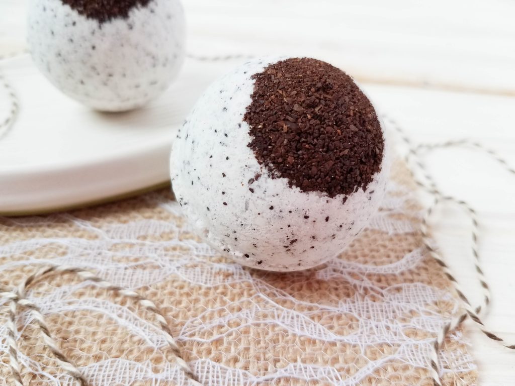 This coffee lover will take her coffee in any form she can get it! And that includes the bath :) If you are (or know) a coffee lover, you need these Hazelnut Coffee Bath Bombs in your life!