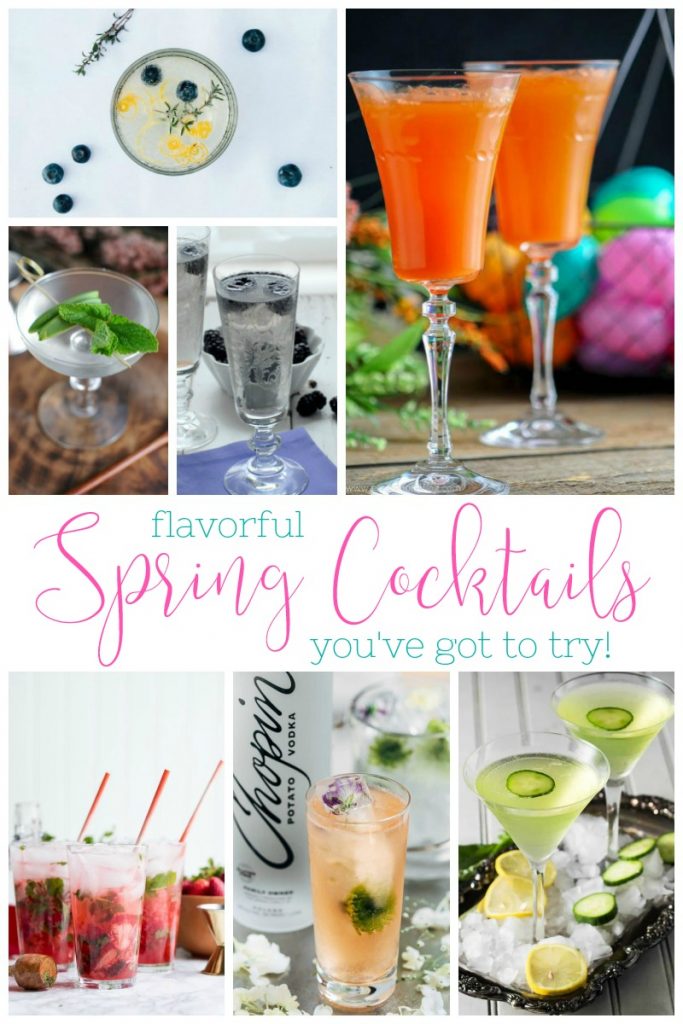 Spring is here and that means its time to celebrate! The best way to do that is with some flavorful spring cocktails?