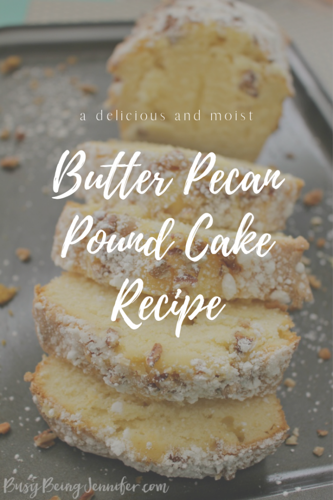 If you love moist, sweet and scrumptious pound cakes, than you'll adore this Butter Pecan Pound Cake recipe!