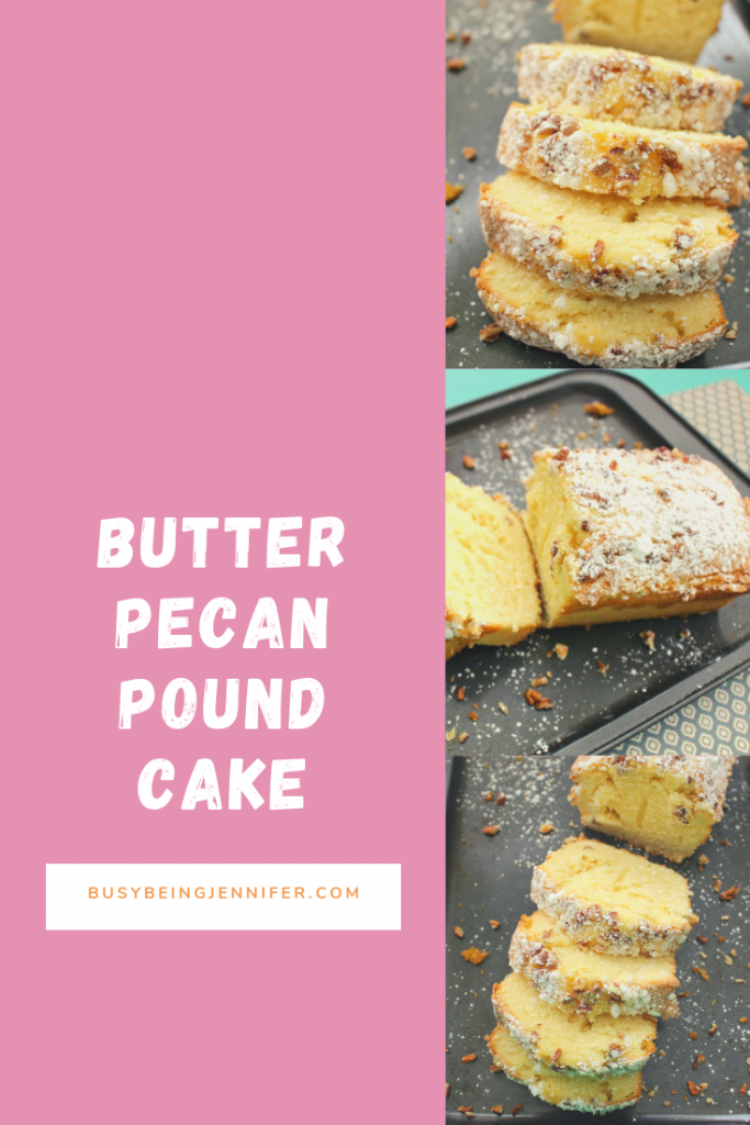 If you love moist, sweet and scrumptious pound cakes, than you'll adore this Butter Pecan Pound Cake recipe!