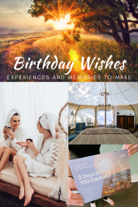 I'm back with another installment in my birthday wishes series! This one is all about the experiences and memories I want to have over the next year+!