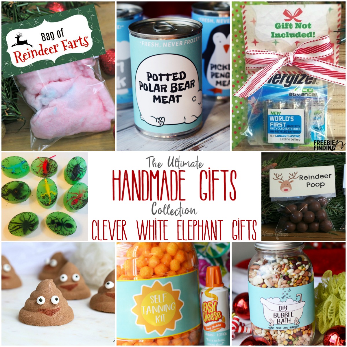 Clever White Elephant Gifts {The Ultimate Handmade Gifts