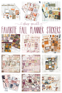 It's no secret that I love my planner and my planner stickers! These are my must have fall planner stickers and set for this year!