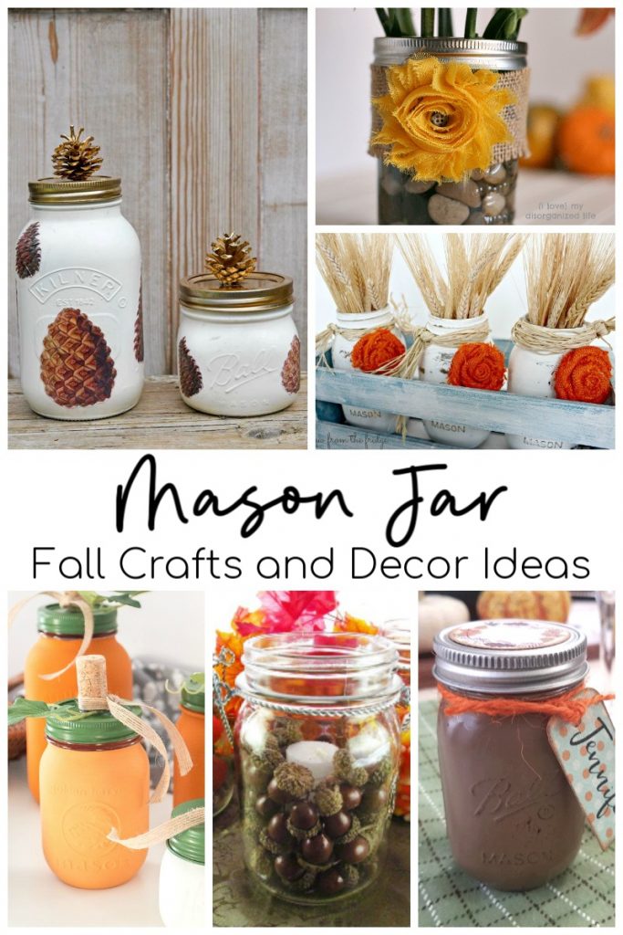 If you're looking for fun ideas for fall featuring jars, look no further than this fun fall mason jar crafts collection!