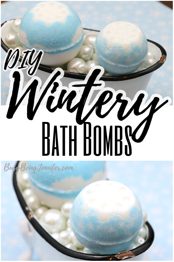 I adore winter and all the fun DIY ideas around it. And this recipe for blue and white wintery bath bombs are so fun, they make a great handmade gift idea or a fun way to relax in your own tub.