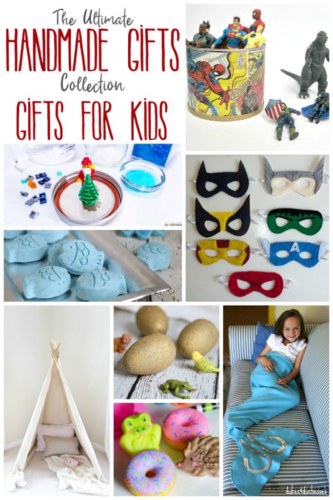 I might be a grown woman in my thirties, but there are at least a few of these handmade gifts for kids that I wouldn't mind getting!  