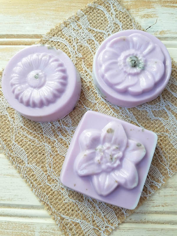 This easy DIY Rose Petal Soap smells so amazing and it's ridiculously simple to make. Just melt, pour and BAM! you're in silky-smooth rose petal heaven.