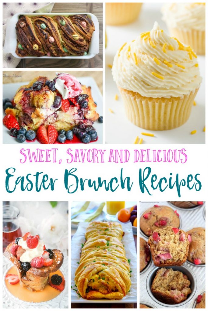 From Sweet to Savory and everything in between you're going to love these delicious Easter brunch recipes!