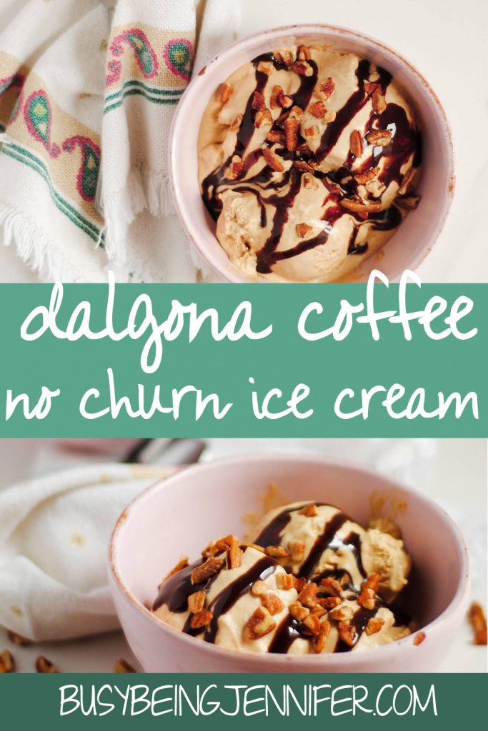 I'm all for this latest whipped coffee trend, especially after I came up with this No Churn Dalgona Coffee Ice Cream. It's smooth and creamy!